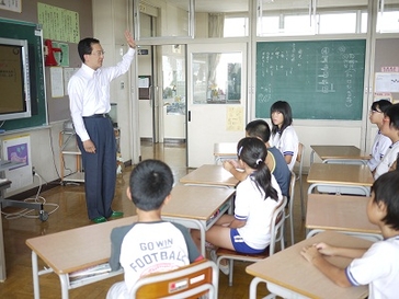 平泉授業（北上市立更木小学校）