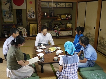 地域産業等を担う家族訪問の写真