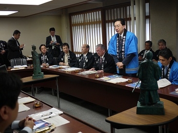 高知県副知事表敬の写真