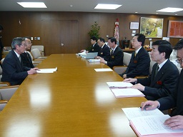 社会民主党岩手県連合要望の写真