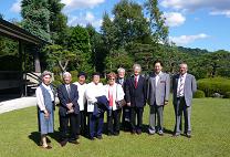 ブラジル岩手県人会表敬の写真