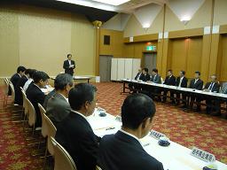 新型インフルエンザ対策連絡協議会の写真