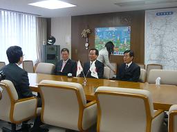 駐仙台大韓民国総領事表敬の写真