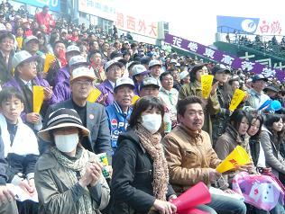 選抜高校野球決勝戦の写真