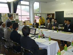 草の根地域訪問「こんにちは知事です」（京津畑自治会）の写真