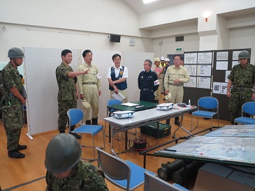 岩手県総合防災訓練（普代村、野田村、久慈市）の写真