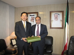 駐日クウェート国全権大使との写真