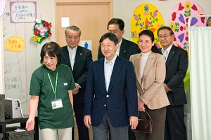 皇太子同妃両殿下ご来県対応（釜石市）の写真