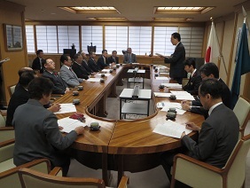 自民党県連及び自由民主クラブ要望の写真