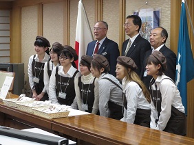 岩手県産株式会社社長等表敬の写真