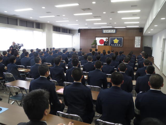 1月16日　岩手県警察学校視察