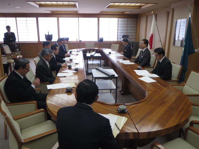 岩手県町村会からの要望の写真