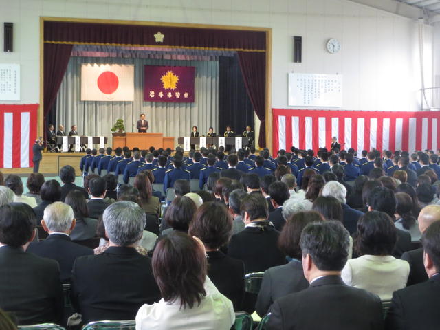 岩手県警察学校初任科入校式の写真