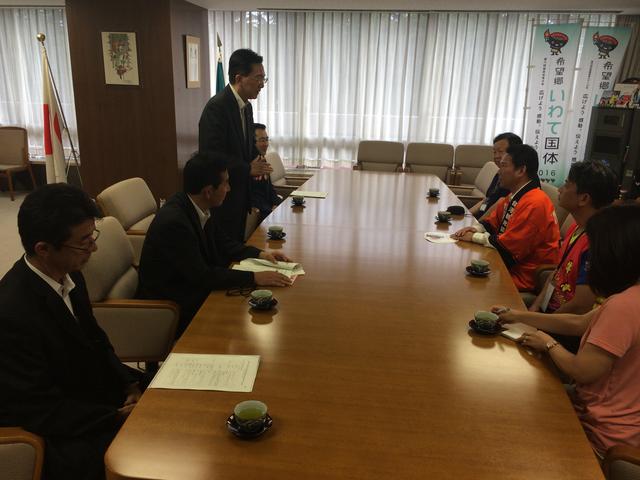 岩手県知事の動き　平成26年7月28日から8月3日