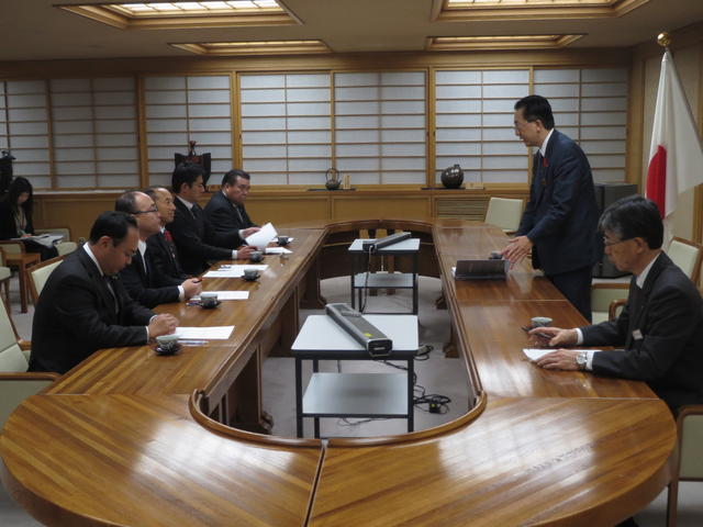 民主党岩手県総支部連合会・岩手県議会民主党会派要望の写真