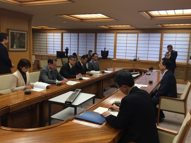 日本共産党岩手県委員会からの要望の写真