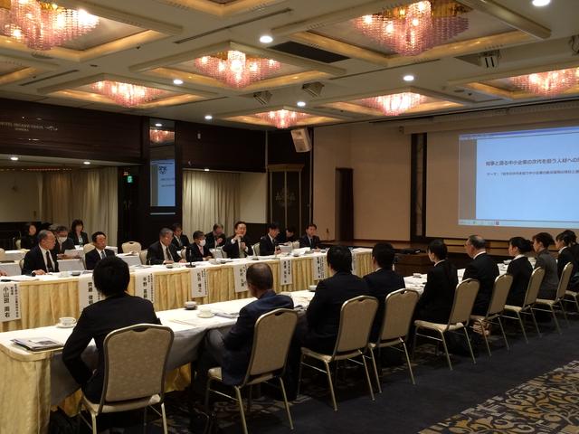 岩手県中小企業団体中央会知事を囲む懇談会の写真