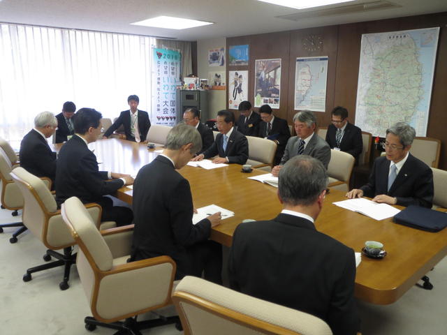 岩手県土地改良事業団体連合会要望の写真