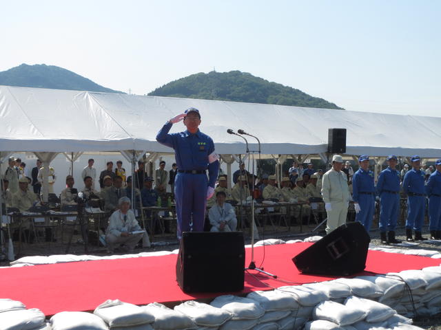 平成27年度北上川上流総合水防演習の写真