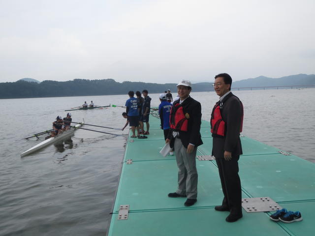 岩手県民体育大会視察の写真