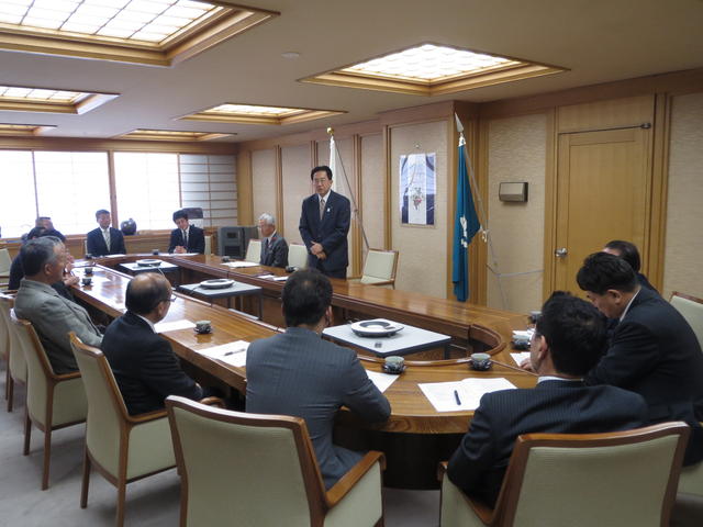 自由民主党岩手県支部連合会・岩手県議会自由民主クラブからの要望の写真