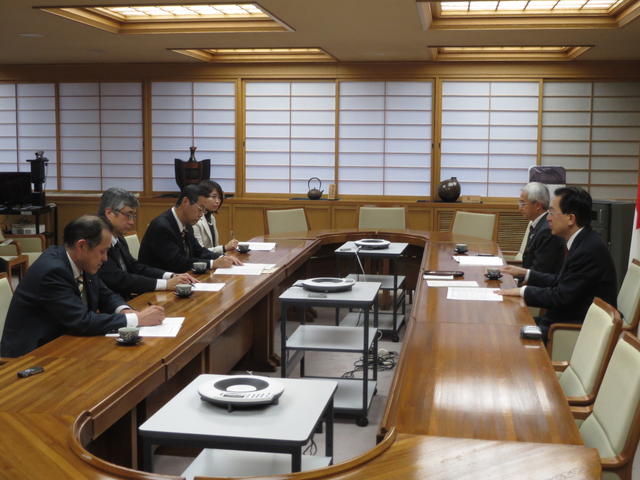 日本共産党岩手県委員会からの要望の写真