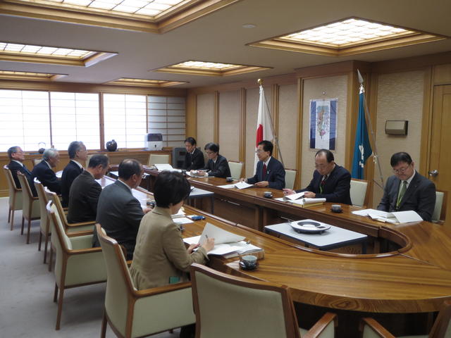 方自治に日本国憲法の理念を活かす岩手県市町村長の会要望の写真