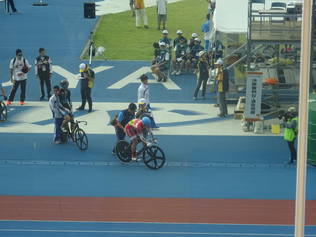 自転車競技視察写真