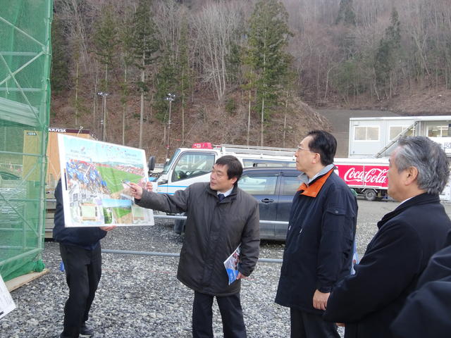 釜石鵜住居復興スタジアム視察