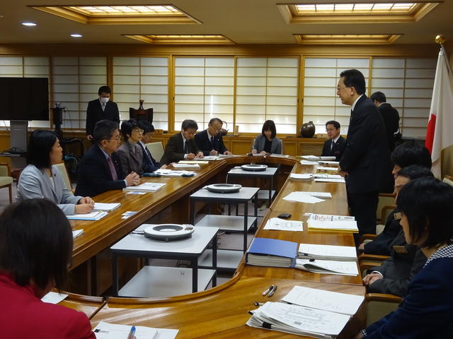 日本共産党小池書記局長表敬写真