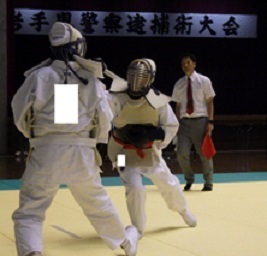 写真：逮捕術大会出場10